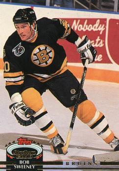 #455 Bob Sweeney - Boston Bruins - 1992-93 Stadium Club Hockey