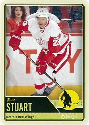 #455 Brad Stuart - Detroit Red Wings - 2012-13 O-Pee-Chee Hockey