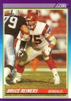 #455 Bruce Reimers - Cincinnati Bengals - 1990 Score Football