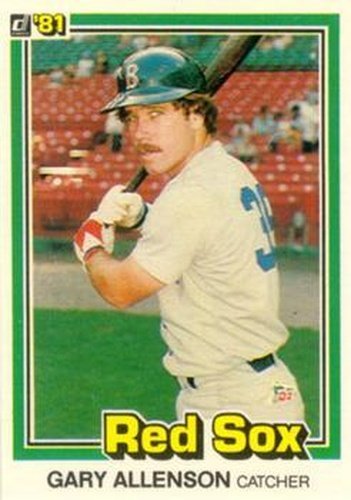 #455 Gary Allenson - Boston Red Sox - 1981 Donruss Baseball