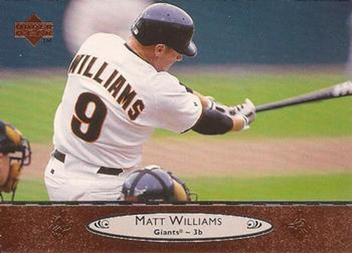 #455 Matt Williams - San Francisco Giants - 1996 Upper Deck Baseball