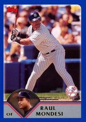 #455 Raul Mondesi - New York Yankees - 2003 Topps Baseball