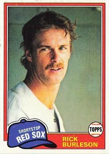 #455 Rick Burleson - Boston Red Sox - 1981 Topps Baseball