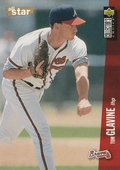 #455 Tom Glavine - Atlanta Braves - 1996 Collector's Choice Baseball
