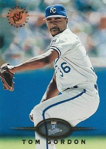 #455 Tom Gordon - Kansas City Royals - 1995 Stadium Club Baseball