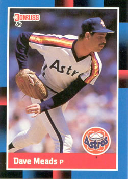 #455 Dave Meads - Houston Astros - 1988 Donruss Baseball