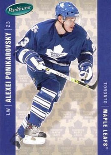 #455 Alexei Ponikarovsky - Toronto Maple Leafs - 2005-06 Parkhurst Hockey