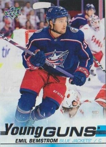 #455 Emil Bemstrom - Columbus Blue Jackets - 2019-20 Upper Deck Hockey