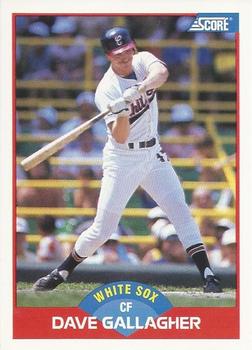 #455 Dave Gallagher - Chicago White Sox - 1989 Score Baseball