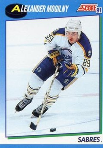 #456 Alexander Mogilny - Buffalo Sabres - 1991-92 Score Canadian Hockey