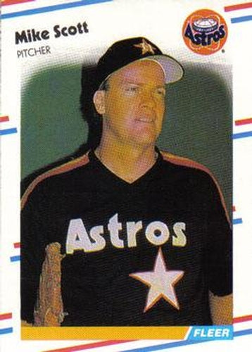 #456 Mike Scott - Houston Astros - 1988 Fleer Baseball