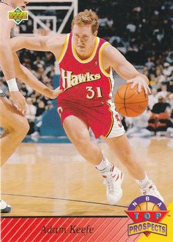#456 Adam Keefe - Atlanta Hawks - 1992-93 Upper Deck Basketball