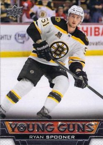 #456 Ryan Spooner - Boston Bruins - 2013-14 Upper Deck Hockey