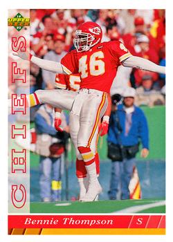 #456 Bennie Thompson - Kansas City Chiefs - 1993 Upper Deck Football
