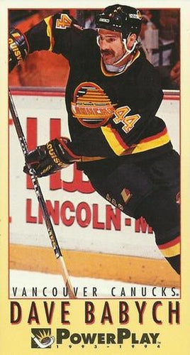 #456 Dave Babych - Vancouver Canucks - 1993-94 Fleer PowerPlay Hockey