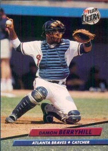 #456 Damon Berryhill - Atlanta Braves - 1992 Ultra Baseball