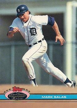 #456 Mark Salas - Detroit Tigers - 1991 Stadium Club Baseball