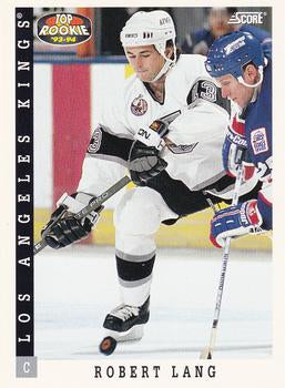 #456 Robert Lang - Los Angeles Kings - 1993-94 Score Canadian Hockey