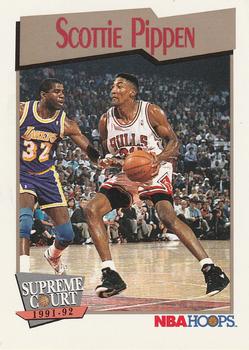 #456 Scottie Pippen - Chicago Bulls - 1991-92 Hoops Basketball