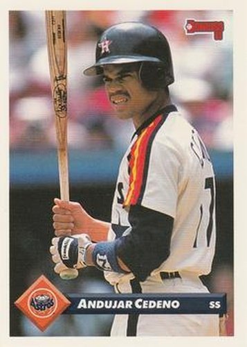 #456 Andujar Cedeno - Houston Astros - 1993 Donruss Baseball