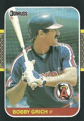 #456 Bobby Grich - California Angels - 1987 Donruss Baseball