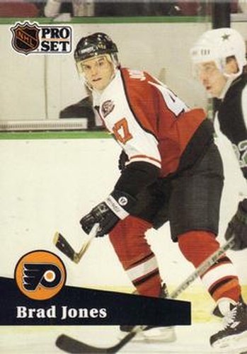 #456 Brad Jones - 1991-92 Pro Set Hockey