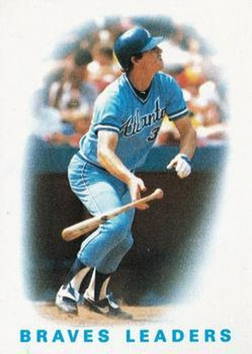 #456 Braves Leaders - Atlanta Braves - 1986 Topps Baseball