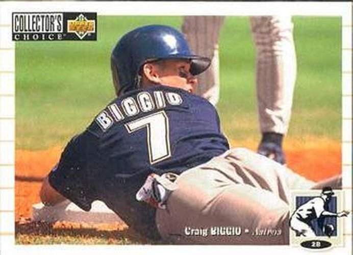 #456 Craig Biggio - Houston Astros - 1994 Collector's Choice Baseball