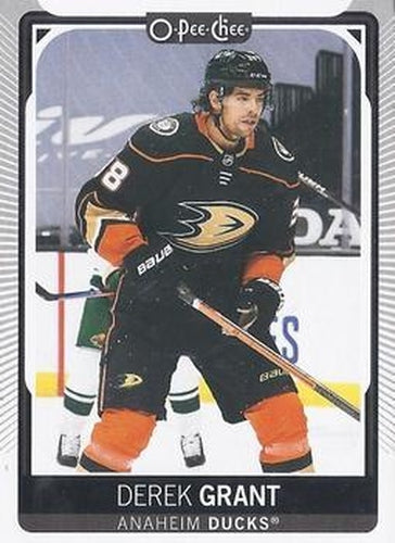 #456 Derek Grant - Anaheim Ducks - 2021-22 O-Pee-Chee Hockey