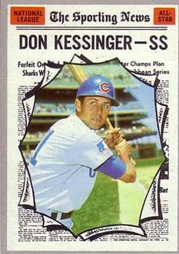#456 Don Kessinger - Chicago Cubs - 1970 Topps Baseball
