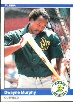 #456 Dwayne Murphy - Oakland Athletics - 1984 Fleer Baseball
