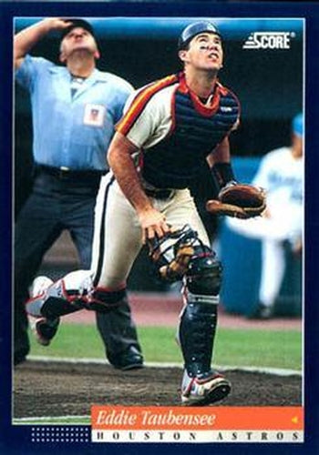 #456 Eddie Taubensee - Houston Astros -1994 Score Baseball