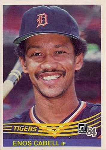 #456 Enos Cabell - Detroit Tigers - 1984 Donruss Baseball