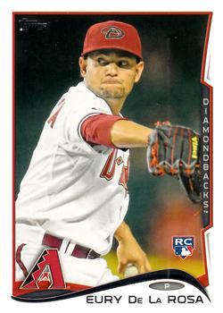 #456 Eury De La Rosa - Arizona Diamondbacks - 2014 Topps Baseball