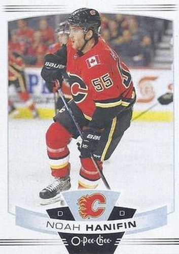 #456 Noah Hanifin - Calgary Flames - 2019-20 O-Pee-Chee Hockey