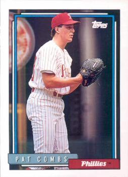 #456 Pat Combs - Philadelphia Phillies - 1992 Topps Baseball