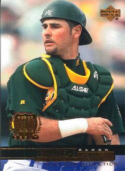#456 Ramon Hernandez - Oakland Athletics - 2000 Upper Deck Baseball