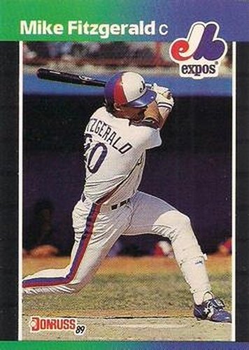 #456 Mike Fitzgerald - Montreal Expos - 1989 Donruss Baseball