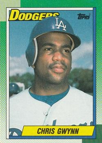 #456 Chris Gwynn - Los Angeles Dodgers - 1990 Topps Baseball