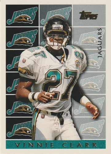 #456 Vinnie Clark - Jacksonville Jaguars - 1995 Topps Football
