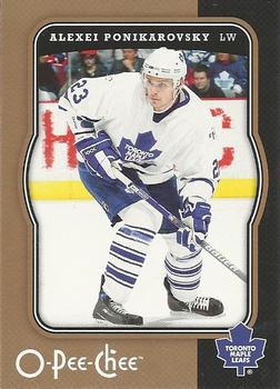 #456 Alexei Ponikarovsky - Toronto Maple Leafs - 2007-08 O-Pee-Chee Hockey