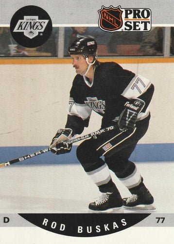 #456 Rod Buskas - Los Angeles Kings - 1990-91 Pro Set Hockey