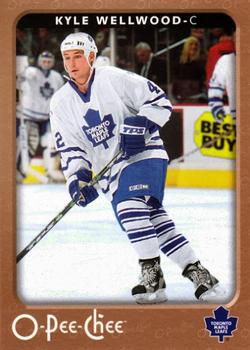 #456 Kyle Wellwood - Toronto Maple Leafs - 2006-07 O-Pee-Chee Hockey