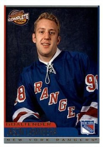 #457 Jason LaBarbera - New York Rangers - 2003-04 Pacific Complete Hockey