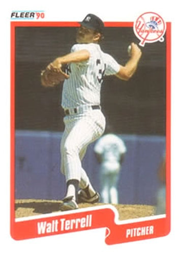 #457 Walt Terrell - New York Yankees - 1990 Fleer USA Baseball