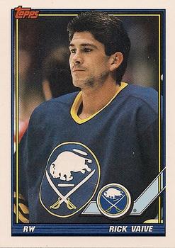 #457 Rick Vaive - Buffalo Sabres - 1991-92 Topps Hockey
