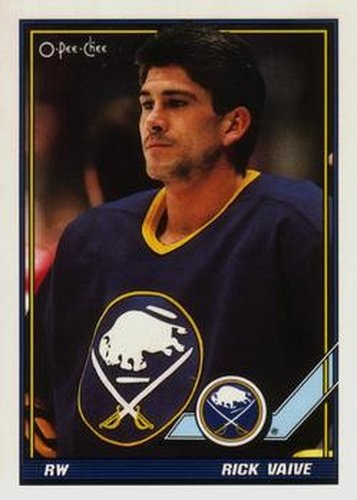 #457 Rick Vaive - Buffalo Sabres - 1991-92 O-Pee-Chee Hockey