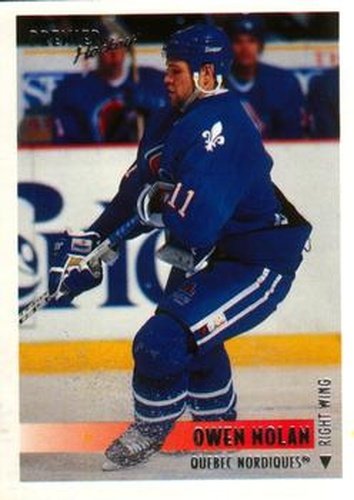 #457 Owen Nolan - Quebec Nordiques - 1994-95 O-Pee-Chee Premier Hockey