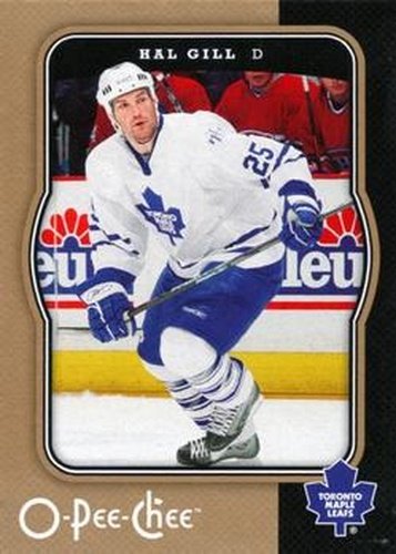 #457 Hal Gill - Toronto Maple Leafs - 2007-08 O-Pee-Chee Hockey