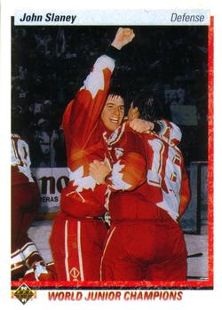#457 John Slaney - Canada - 1990-91 Upper Deck Hockey
